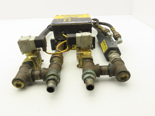 Rocon DPM-12GM-6-Q-P1A-FP13-F-V1-VIT4.1D Delta Point Water Flow Monitor Manifold