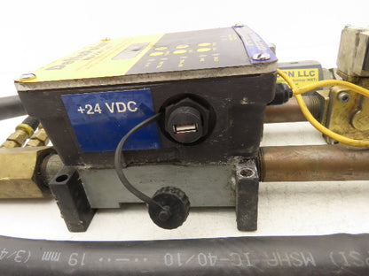 Rocon DPM-12GM-6-Q-P1A-FP13-F-V1-VIT4.1D Delta Point Water Flow Monitor Manifold