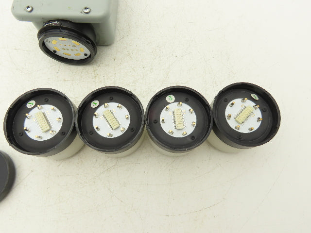 Banner TL70GYRB 70mm LED Tower Light Green Yellow Red Blue Dip Switch 12-30VDC