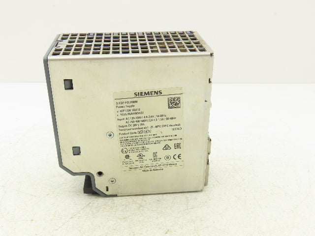 Siemens 6EP1334-3BA10 SITOP PSU200M 10A 24V Power Supply 120-500V Input