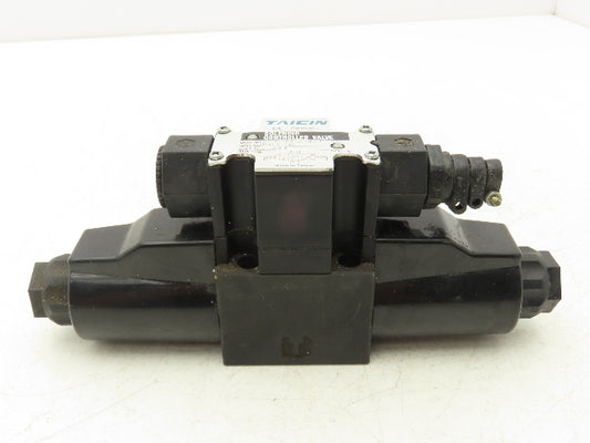 Taicin KS0-G02-4CP-10 Hydraulic Directional Control Solenoid Valve 24VDC Coil