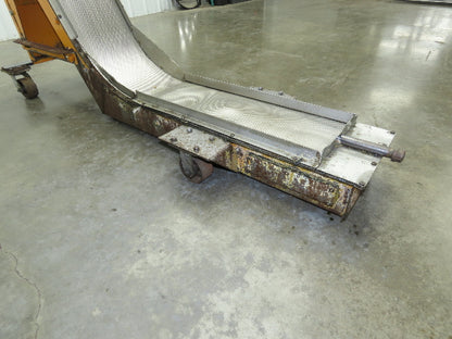Storch 12"x 85"L Magnetic Slide Chip Conveyor 33"Infeed 48"Discharge 230/460V