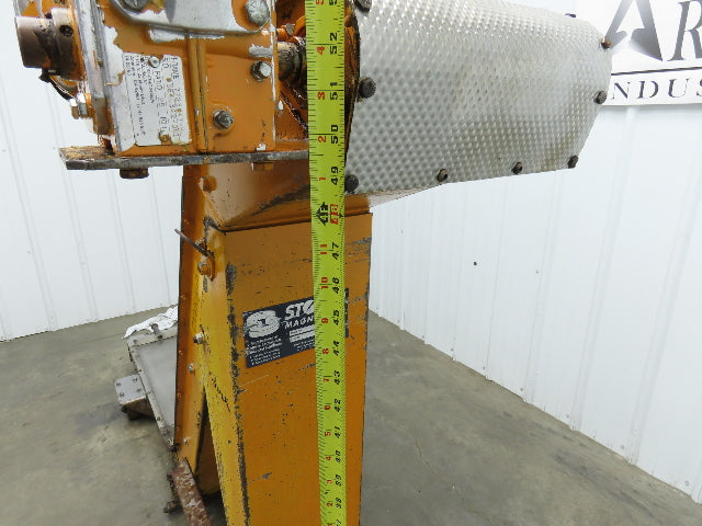 Storch 12"x 85"L Magnetic Slide Chip Conveyor 33"Infeed 48"Discharge 230/460V