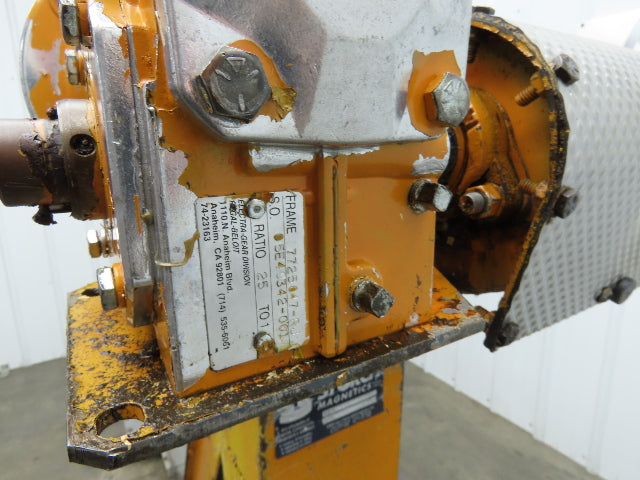 Storch 12"x 85"L Magnetic Slide Chip Conveyor 33"Infeed 48"Discharge 230/460V