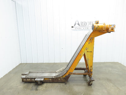 Storch 12"x 85"L Magnetic Slide Chip Conveyor 33"Infeed 48"Discharge 230/460V