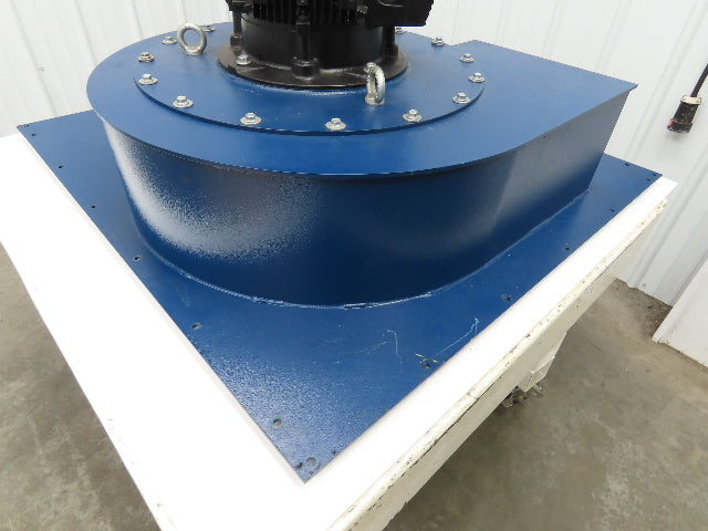 Backward Incline Blower Dust Collector Blade Fan 20" Impeller 12.6kw 460V 3Ph