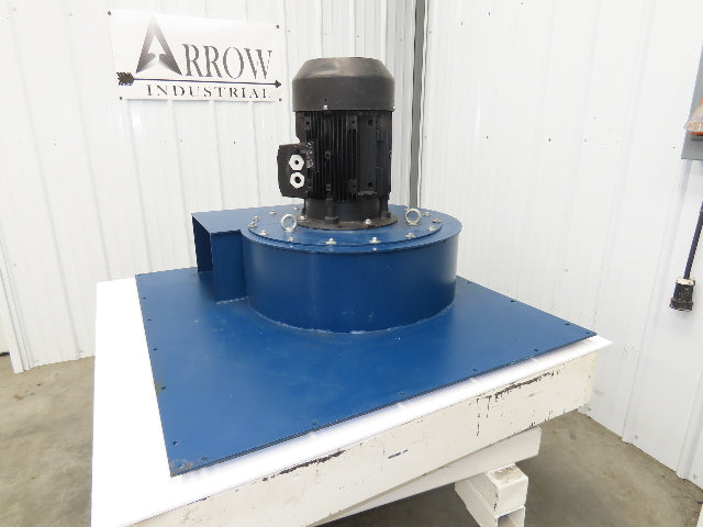 Backward Incline Blower Dust Collector Blade Fan 20" Impeller 12.6kw 460V 3Ph