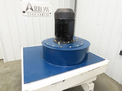 Backward Incline Blower Dust Collector Blade Fan 20" Impeller 12.6kw 460V 3Ph