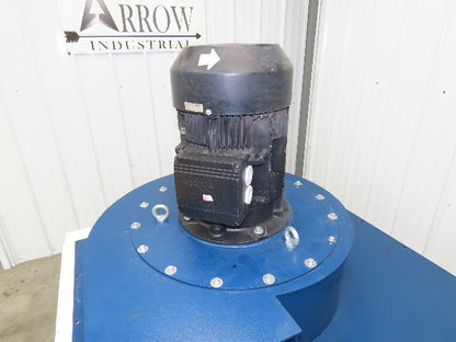Backward Incline Blower Dust Collector Blade Fan 20" Impeller 12.6kw 460V 3Ph