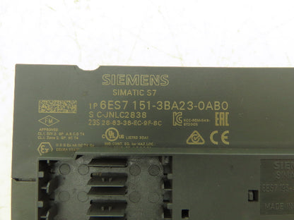 Siemens 6ES7 151-3BA23-0AB0 ET200S SIMATIC S7 Profinet Interface Module Lot of 2