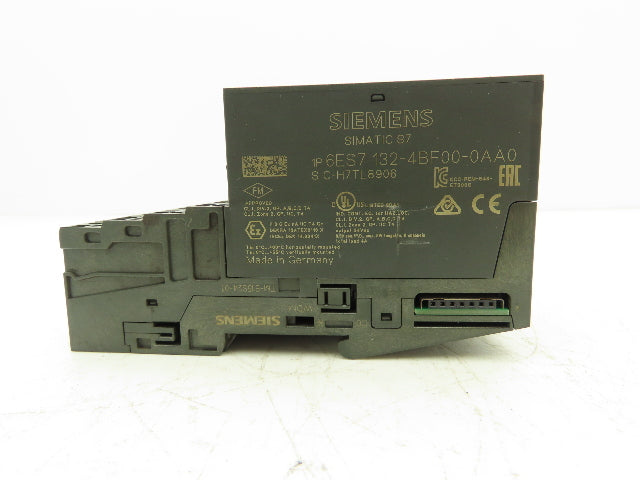 Siemens 6ES7 132-4BF00-0AA0 SIMATIC 8PT Digital Output W/Terminal 24VDC Lot Of 8
