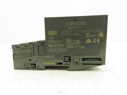 Siemens 6ES7 132-4BF00-0AA0 SIMATIC 8PT Digital Output W/Terminal 24VDC Lot Of 8