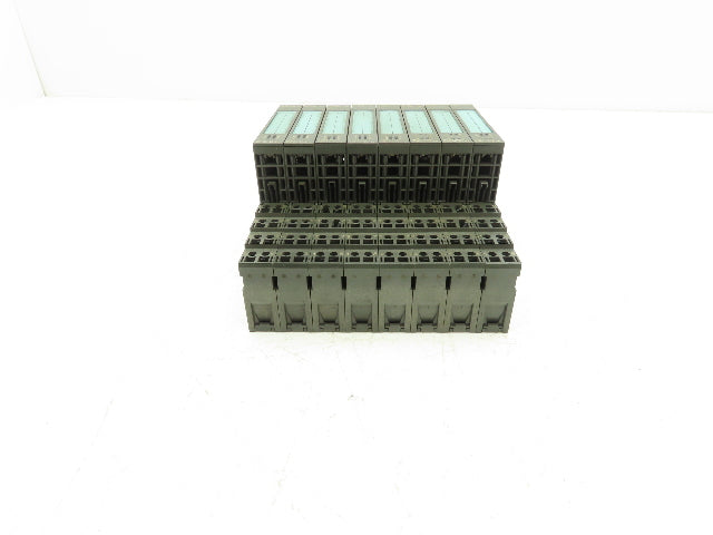 Siemens 6ES7 132-4BF00-0AA0 SIMATIC 8PT Digital Output W/Terminal 24VDC Lot Of 8