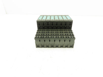 Siemens 6ES7 132-4BF00-0AA0 SIMATIC 8PT Digital Output W/Terminal 24VDC Lot Of 8