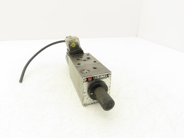 Using Feng Sing FMS-G602AW Hydraulic Solenoid Flow Control Modular Stack Valve