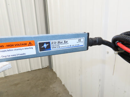 Simco R50 Blue Bar Shockless Static Neutralizing Bar 8kV AC 76.5" Length