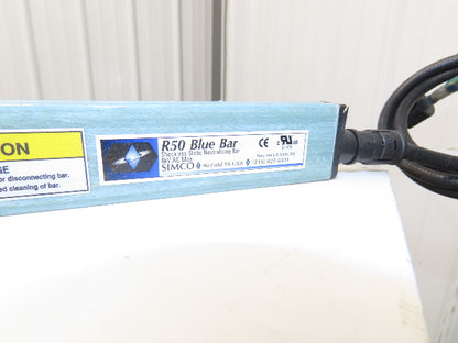 Simco R50 Blue Bar Shockless Static Neutralizing Bar 8kV AC 64.5" Length