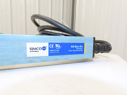 Simco R50 Blue Bar Shockless Static Neutralizing Bar 8kV AC 61.75" Length