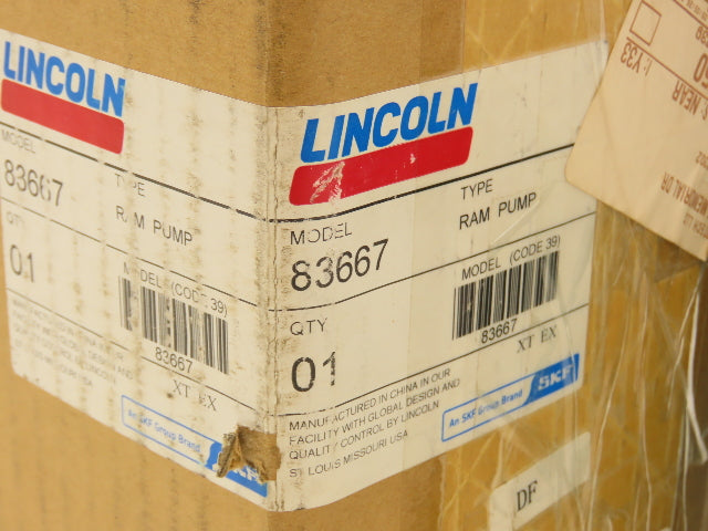 Lincoln 83667 Centro-Matic Pneumatic Ram Pump 20:1 Grease Lubricator 1/4" NPT