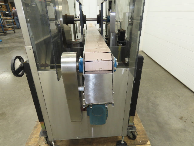 Automatic Case Flipper 4-1/2"x 8' Tabletop Belt Conveyor 78 FPM Box Turner 115V