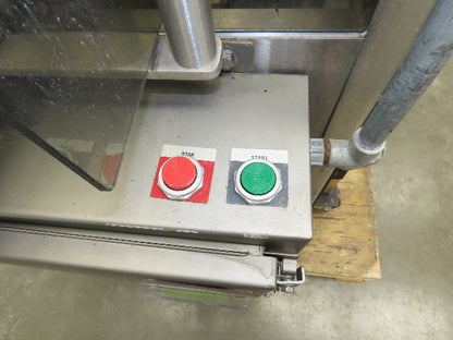 Automatic Case Flipper 4-1/2"x 8' Tabletop Belt Conveyor 78 FPM Box Turner 115V