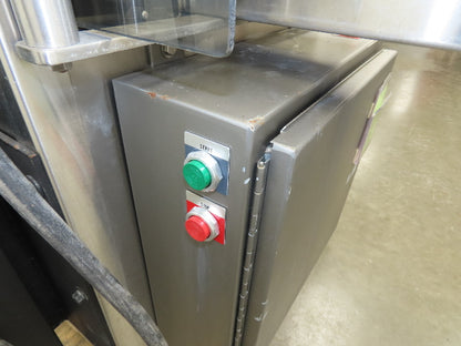 Automatic Case Flipper 4-1/2"x 8' Tabletop Belt Conveyor 78 FPM Box Turner 115V