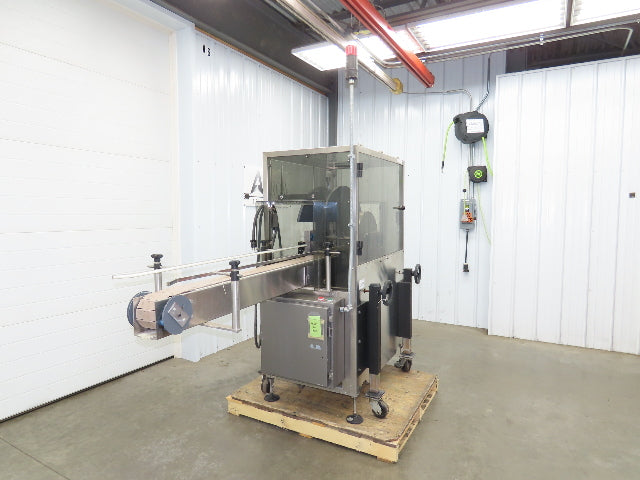 Automatic Case Flipper 4-1/2"x 8' Tabletop Belt Conveyor 78 FPM Box Turner 115V