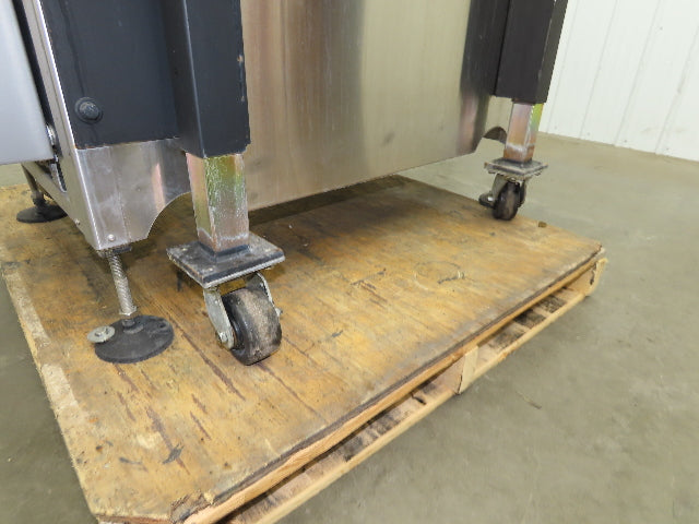 Automatic Case Flipper 4-1/2"x 8' Tabletop Belt Conveyor 78 FPM Box Turner 115V