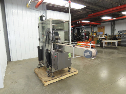 Automatic Case Flipper 4-1/2"x 8' Tabletop Belt Conveyor 78 FPM Box Turner 115V