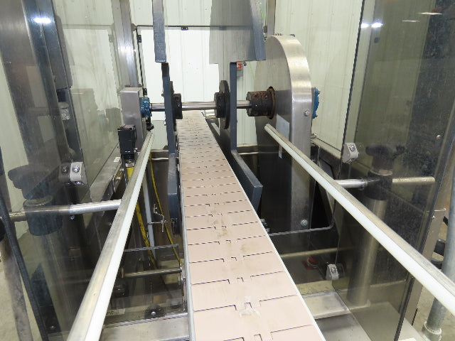 Automatic Case Flipper 4-1/2"x 8' Tabletop Belt Conveyor 78 FPM Box Turner 115V