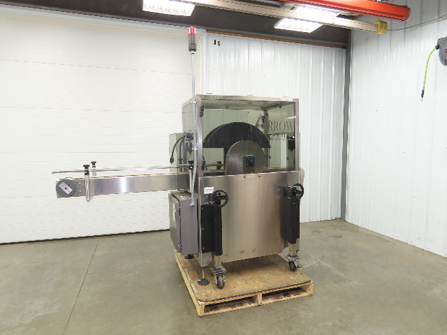 Automatic Case Flipper 4-1/2"x 8' Tabletop Belt Conveyor 78 FPM Box Turner 115V