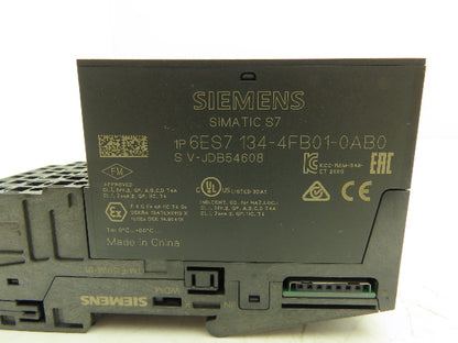 Siemens 6ES7 134-4FB01-0AB0 SIMATIC 2PT Analog Input W/Terminal 24VDC Lot Of 4
