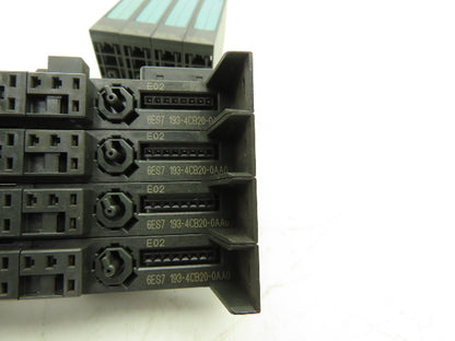 Siemens 6ES7 134-4FB01-0AB0 SIMATIC 2PT Analog Input W/Terminal 24VDC Lot Of 4