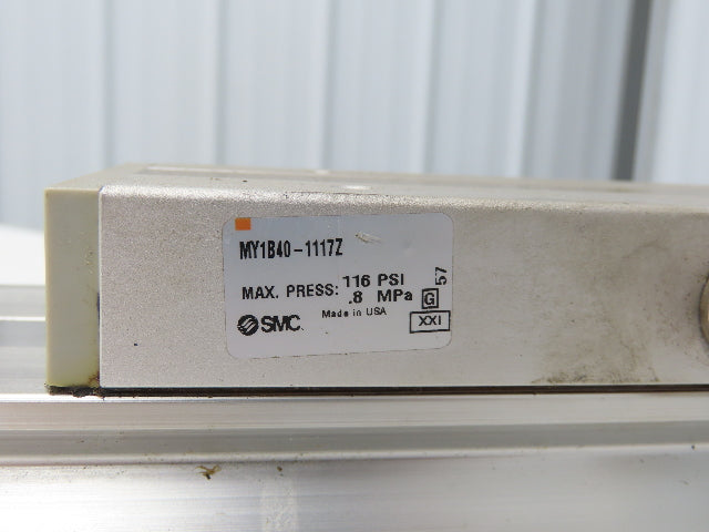 SMC MY1B40-1117Z Rodless Cylinder Linear Drive Actuator 1117mm 44" Stroke