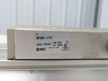 SMC MY1B40-1117Z Rodless Cylinder Linear Drive Actuator 1117mm 44" Stroke