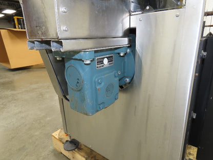 Automatic Case Flipper 4-1/2"x 10' Tabletop Belt Conveyor 33 FPM Box Turner 115V