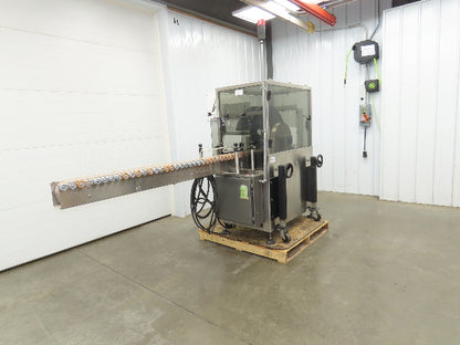 Automatic Case Flipper 4-1/2"x 10' Tabletop Belt Conveyor 33 FPM Box Turner 115V