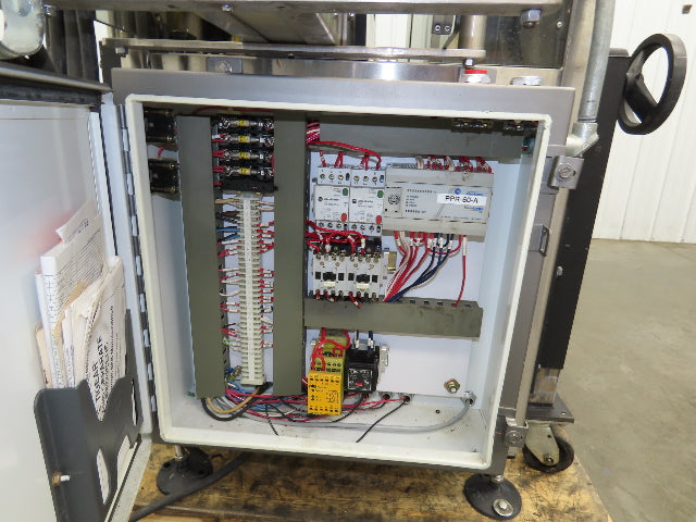 Automatic Case Flipper 4-1/2"x 10' Tabletop Belt Conveyor 33 FPM Box Turner 115V