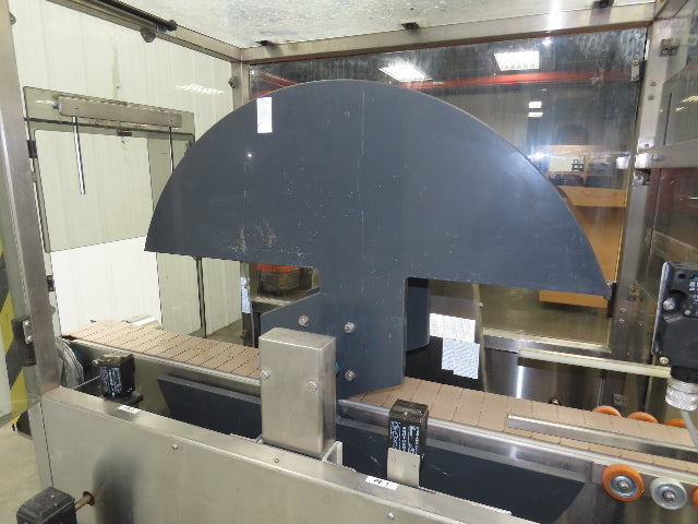 Automatic Case Flipper 4-1/2"x 10' Tabletop Belt Conveyor 33 FPM Box Turner 115V