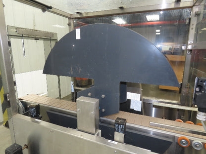 Automatic Case Flipper 4-1/2"x 10' Tabletop Belt Conveyor 33 FPM Box Turner 115V