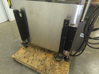 Automatic Case Flipper 4-1/2"x 10' Tabletop Belt Conveyor 33 FPM Box Turner 115V