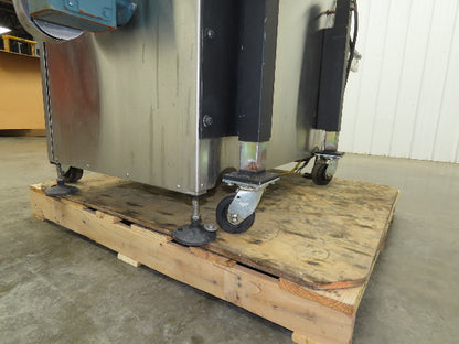 Automatic Case Flipper 4-1/2"x 10' Tabletop Belt Conveyor 33 FPM Box Turner 115V