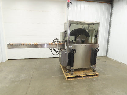 Automatic Case Flipper 4-1/2"x 10' Tabletop Belt Conveyor 33 FPM Box Turner 115V