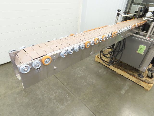 Automatic Case Flipper 4-1/2"x 10' Tabletop Belt Conveyor 33 FPM Box Turner 115V