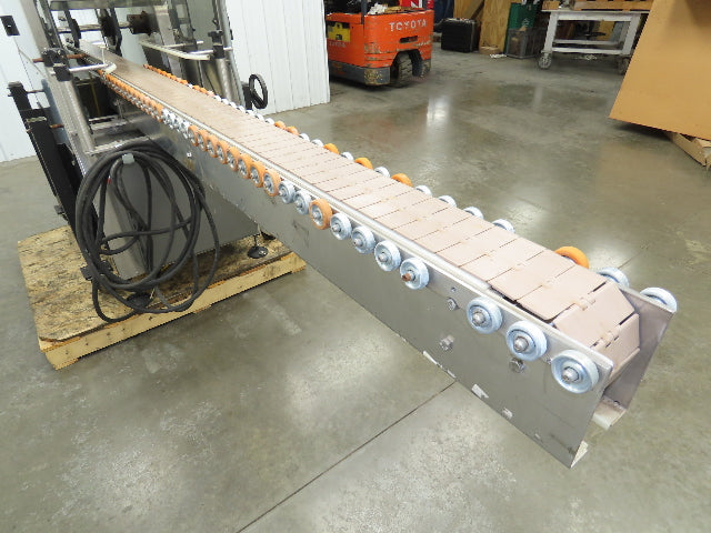 Automatic Case Flipper 4-1/2"x 10' Tabletop Belt Conveyor 33 FPM Box Turner 115V