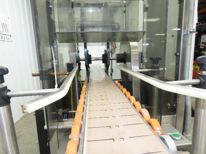 Automatic Case Flipper 4-1/2"x 10' Tabletop Belt Conveyor 33 FPM Box Turner 115V