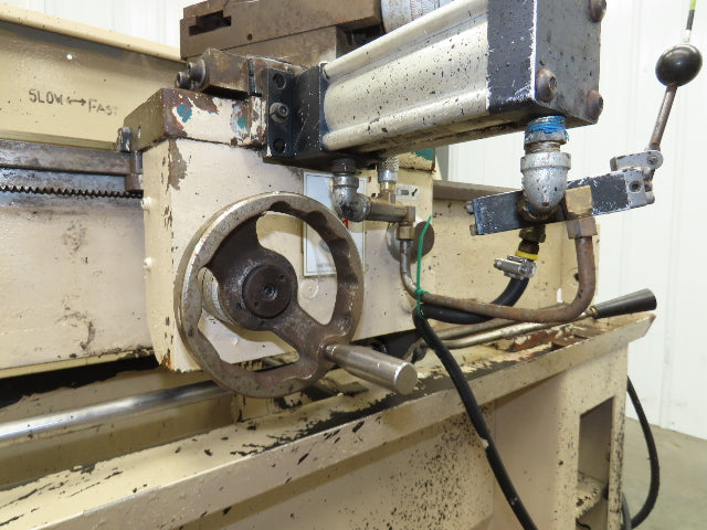 Willis PR1340 Micro Cut Turning Lathe 340x900mm 480V 3Hp 3Ph 36mm Bore Gap Bed