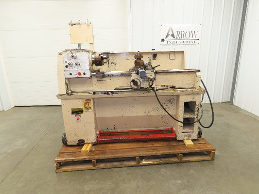Willis PR1340 Micro Cut Turning Lathe 340x900mm 480V 3Hp 3Ph 36mm Bore Gap Bed