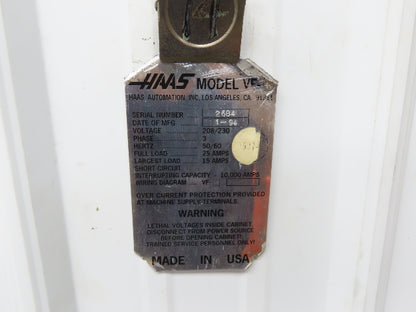 Haas VF-1 CNC Vertical 40-Taper Mill Spindle & Motor Assembly 208-230V 3Ph
