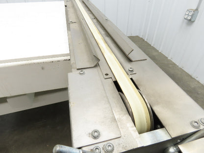 7.5"W x 84" Stainless Conveyor 1" Belt Width 60 FPM 98"OAL .25kw 230/460V 3PH